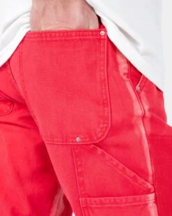 MNML B404 Flare Denim Pants Red -Champioe Style 03011034 YR001 default 060