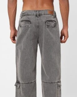 XXIII Jante Acid Wash Jeans Grey -Champioe Style 03011125 YQ001 mens 0080