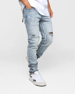 Ksubi Chitch Enjoy Trashed Jeans Denim -Champioe Style 03011136 YD300 mens 0030