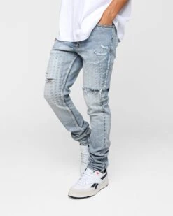 Ksubi Chitch Enjoy Trashed Jeans Denim -Champioe Style 03011136 YD300 mens 0040