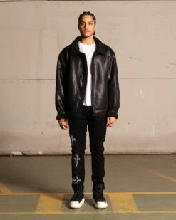 Saint Morta Daggers Skinny Jeans Black 15 Saint Morta Daggers Skinny Jeans Black -Champioe Style 03011160 YB001 mens 0020