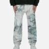 MNML V351 Art Baggy Denim Jeans Black/White -Champioe Style 03011225 YB012 mens 0010