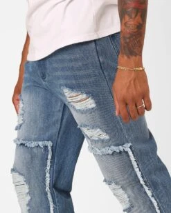 XXIII Matthew Distressed Jeans Blue Distressed 13 XXIII Matthew Distressed Jeans Blue Distressed -Champioe Style 03011231 YC295 mens 0040