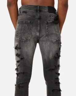 Ksubi Van Winkle Tektonik Jeans Black 17 Ksubi Van Winkle Tektonik Jeans Black -Champioe Style 03011270 YB001 mens 0080
