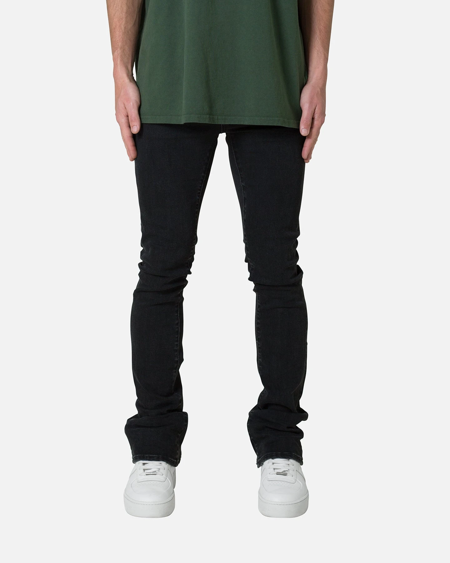 MNML X491 Convertible Skinny Denim Jeans Washed Black 3 MNML X491 Convertible Skinny Denim Jeans Washed Black