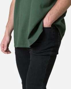 MNML X491 Convertible Skinny Denim Jeans Washed Black 15 MNML X491 Convertible Skinny Denim Jeans Washed Black -Champioe Style 03011288 YW607 mens 00060