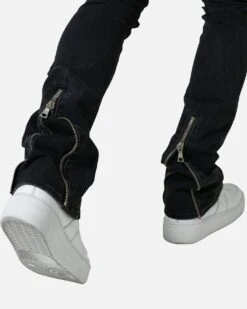 MNML X491 Convertible Skinny Denim Jeans Washed Black 16 MNML X491 Convertible Skinny Denim Jeans Washed Black -Champioe Style 03011288 YW607 mens 00070