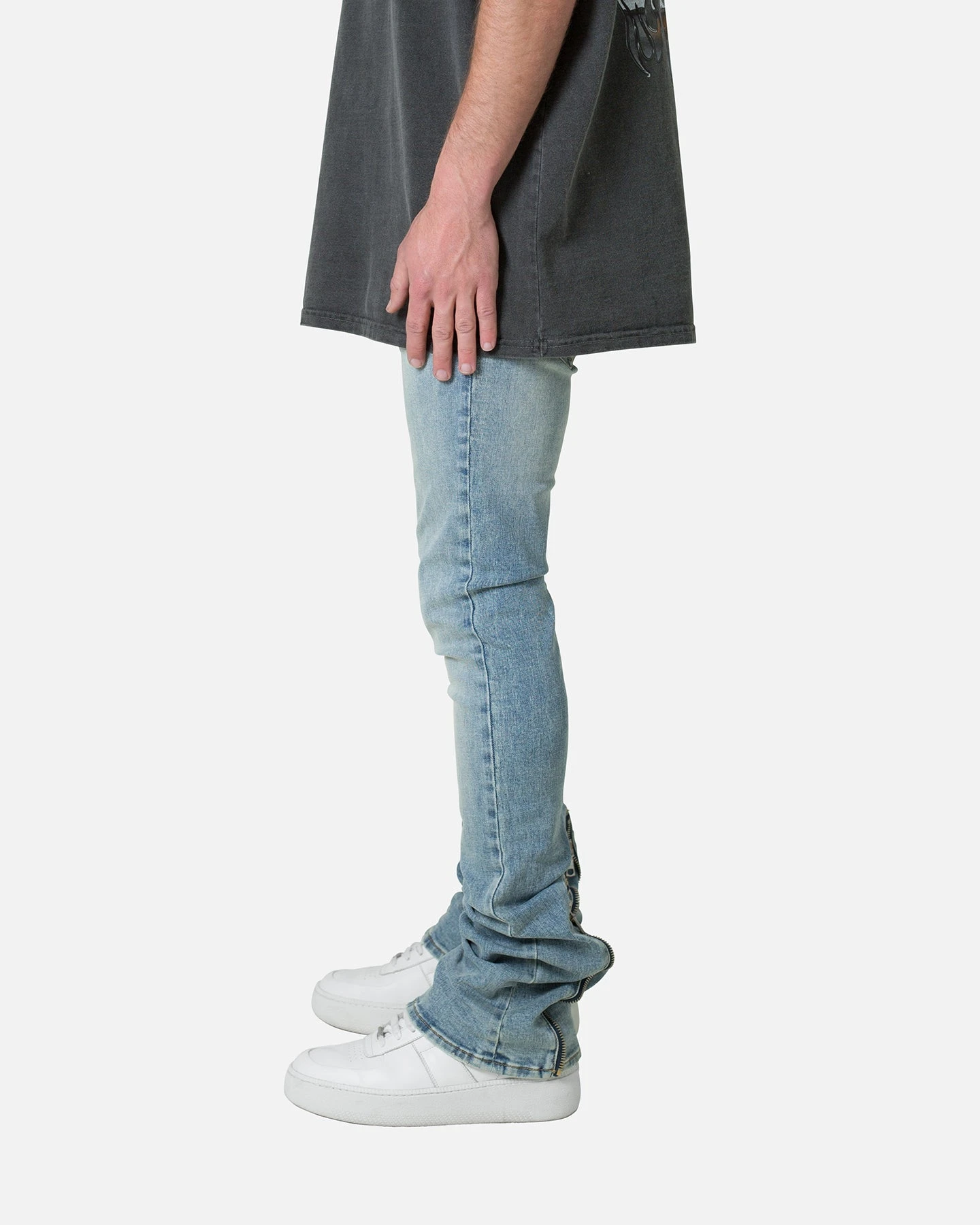 MNML X491 Convertible Skinny Denim Jeans Blue 5 MNML X491 Convertible Skinny Denim Jeans Blue - Image 3