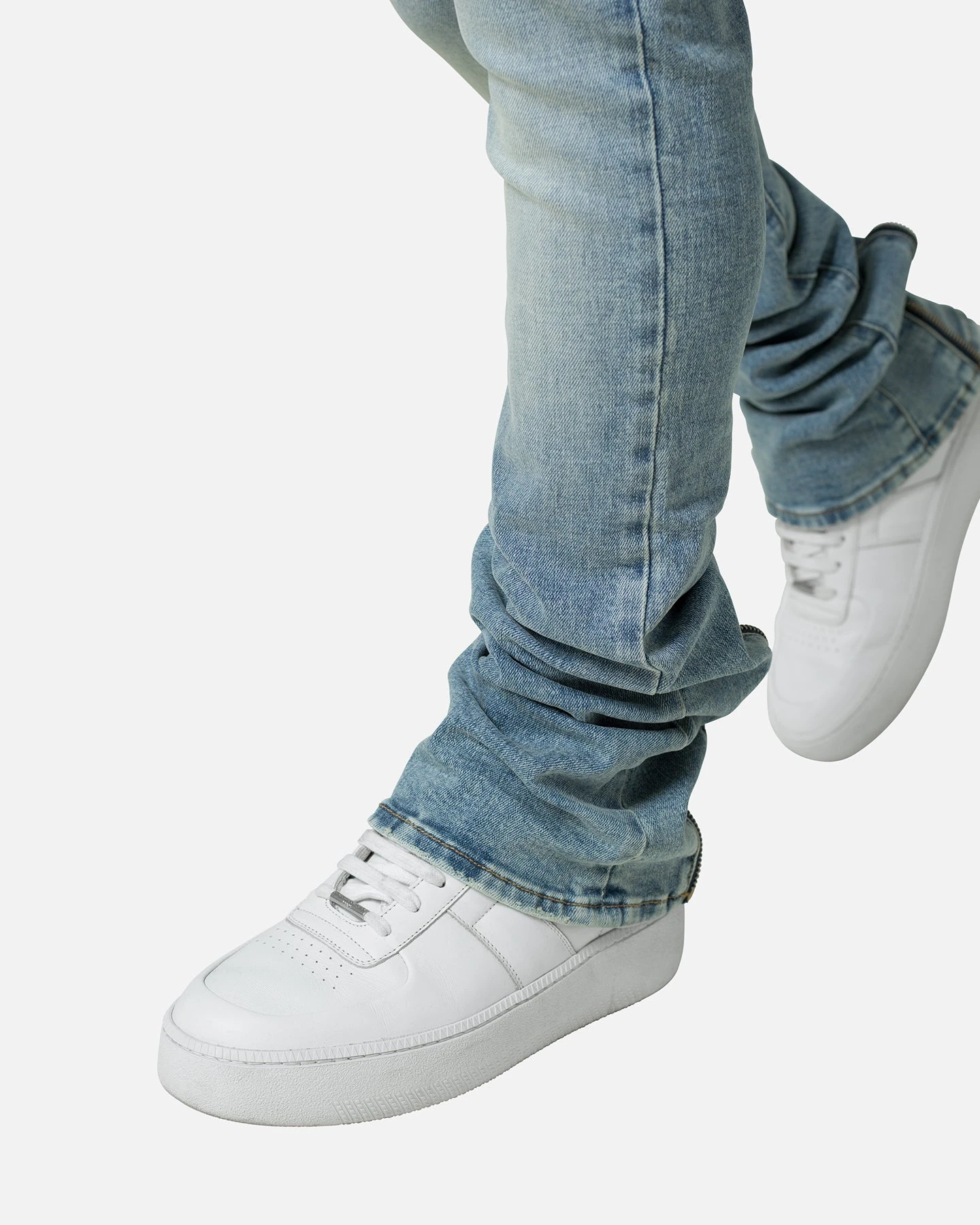 MNML X491 Convertible Skinny Denim Jeans Blue 10 MNML X491 Convertible Skinny Denim Jeans Blue - Image 8