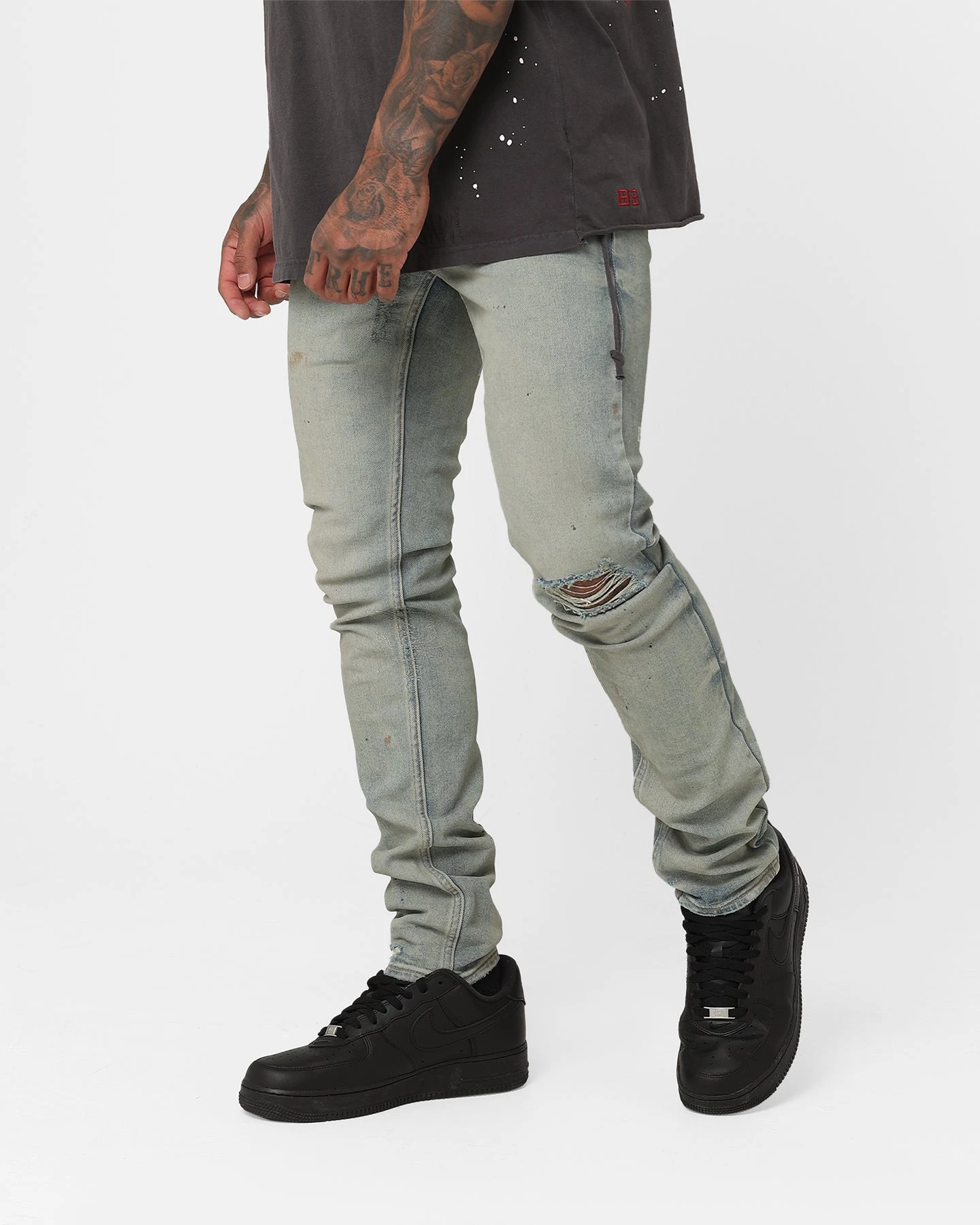 Ksubi X A$AP TyY Oil Slicker Jeans Denim/Linen 8 Ksubi X A$AP TyY Oil Slicker Jeans Denim/Linen - Image 6