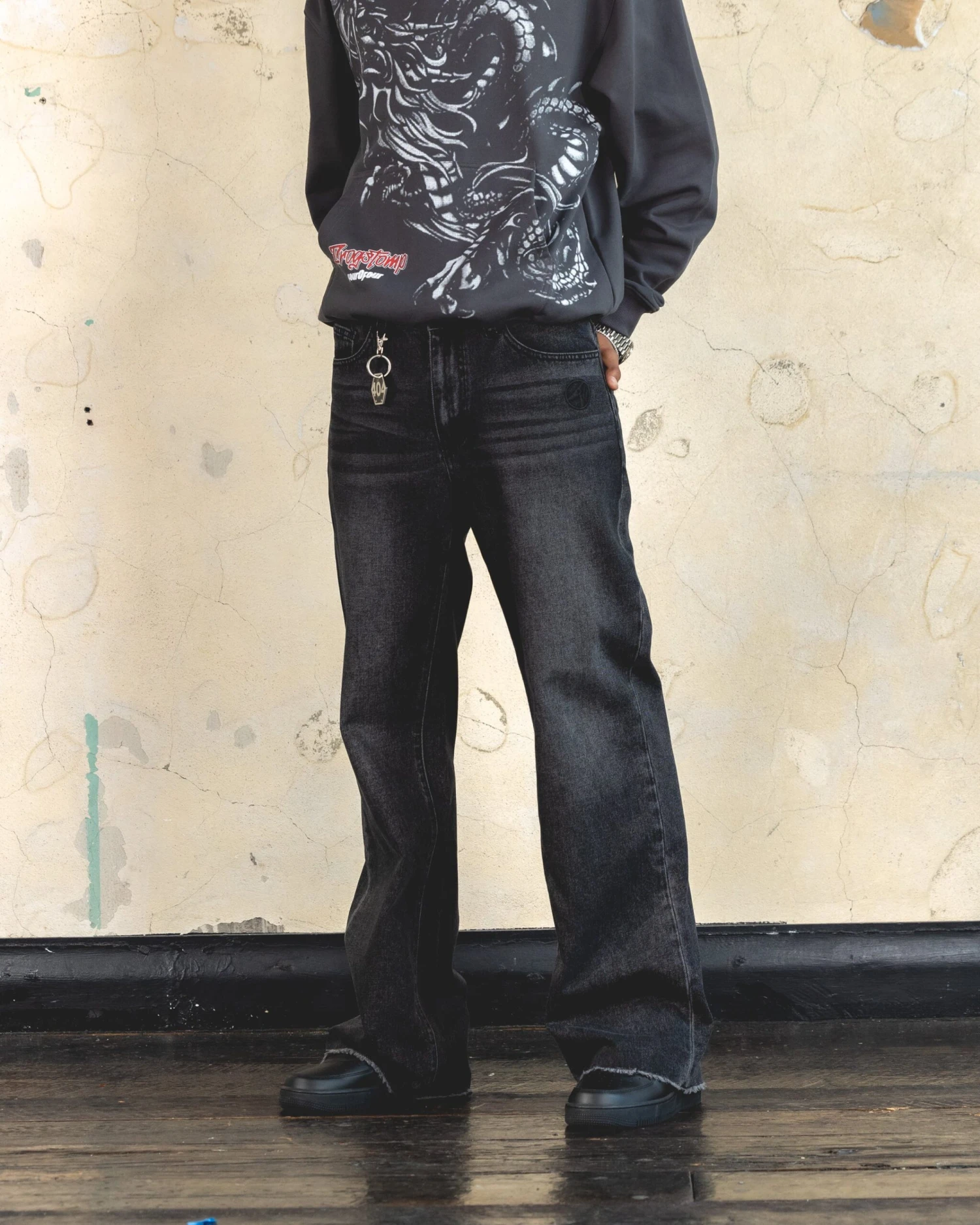 404 205 Bootcut Jeans Black 3 404 205 Bootcut Jeans Black