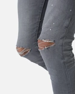 MNML X504 Skinny Denim Jeans Grey -Champioe Style 03011609 YQ001 mens 0050