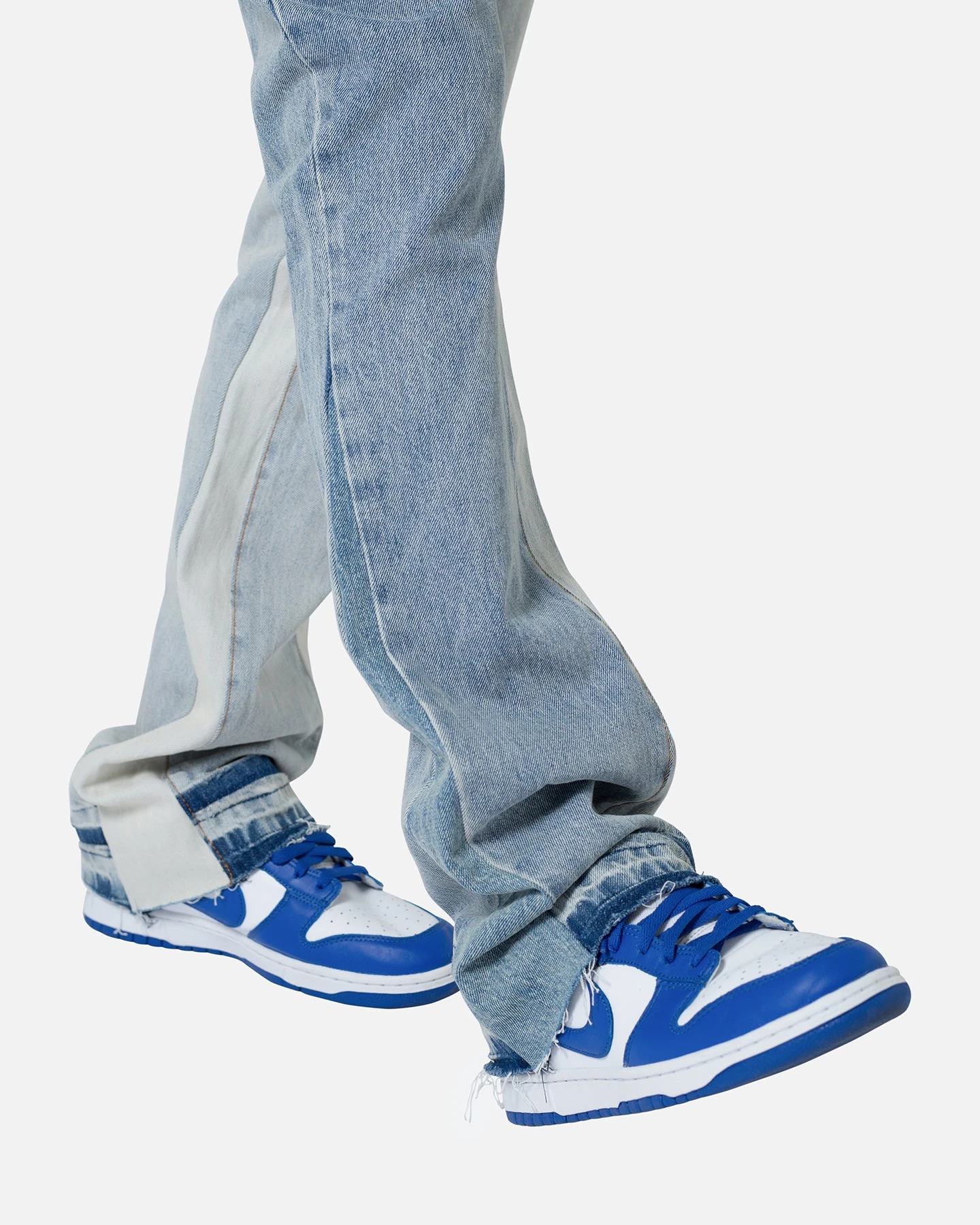 MNML B505 Contrast Flare Denim Jeans Blue 9 MNML B505 Contrast Flare Denim Jeans Blue - Image 7