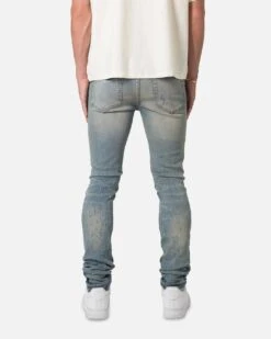 MNML X502 Skinny Denim Jeans Blue -Champioe Style 03011675 YX001 mens 0040