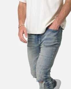 MNML X502 Skinny Denim Jeans Blue -Champioe Style 03011675 YX001 mens 0050