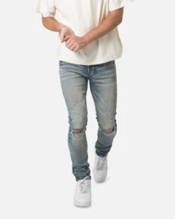 MNML X502 Skinny Denim Jeans Blue -Champioe Style 03011675 YX001 mens 0060