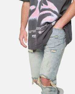 MNML D544 Straight Denim Jeans Vintage Blue 12 MNML D544 Straight Denim Jeans Vintage Blue -Champioe Style 03011826 YX561 mens 0050