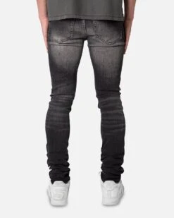 MNML X539 Skinny Denim Jeans Black -Champioe Style 03011839 YB001 mens 0040
