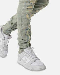 MNML X565 Skinny Denim Jeans Vintage Blue -Champioe Style 03011870 YX561 mens 0060