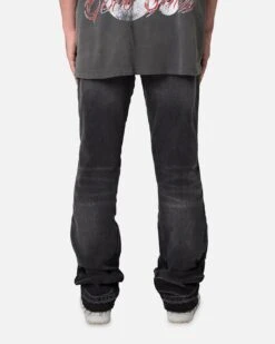 MNML B568 Flare Denim Jeans Vintage Black -Champioe Style 03011929 YV009 mens 0040