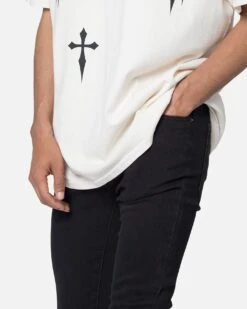 MNML X514 Skinny Stacked Denim Jeans Black -Champioe Style 03011986 YB001 mens 0060