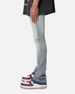 MNML X514 Skinny Stacked Denim Jeans Medium Blue -Champioe Style 03011987 YX128 mens 0030
