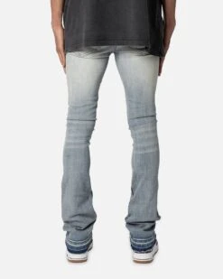 MNML X514 Skinny Stacked Denim Jeans Medium Blue -Champioe Style 03011987 YX128 mens 0040