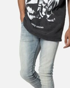 MNML X514 Skinny Stacked Denim Jeans Medium Blue -Champioe Style 03011987 YX128 mens 0050