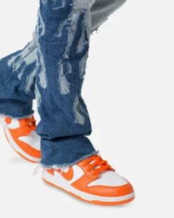 MNML B556 Flame Flare Denim Jeans Blue -Champioe Style 03012072 YX001 mens 0060