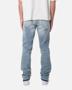 MNML D558 Straight Stripe Denim Jeans Blue -Champioe Style 03012078 YX001 mens 0040