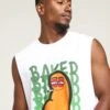 Goat Crew Baked Bean Muscle Tee White -Champioe Style 4434569316337 normal 001