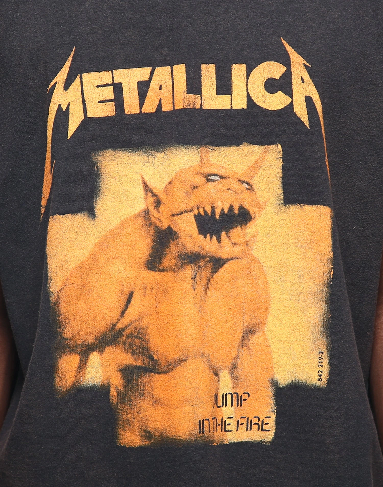 METALLICA Jump In The Fire Muscle Tee Washed Black 4 METALLICA Jump In The Fire Muscle Tee Washed Black - Image 2