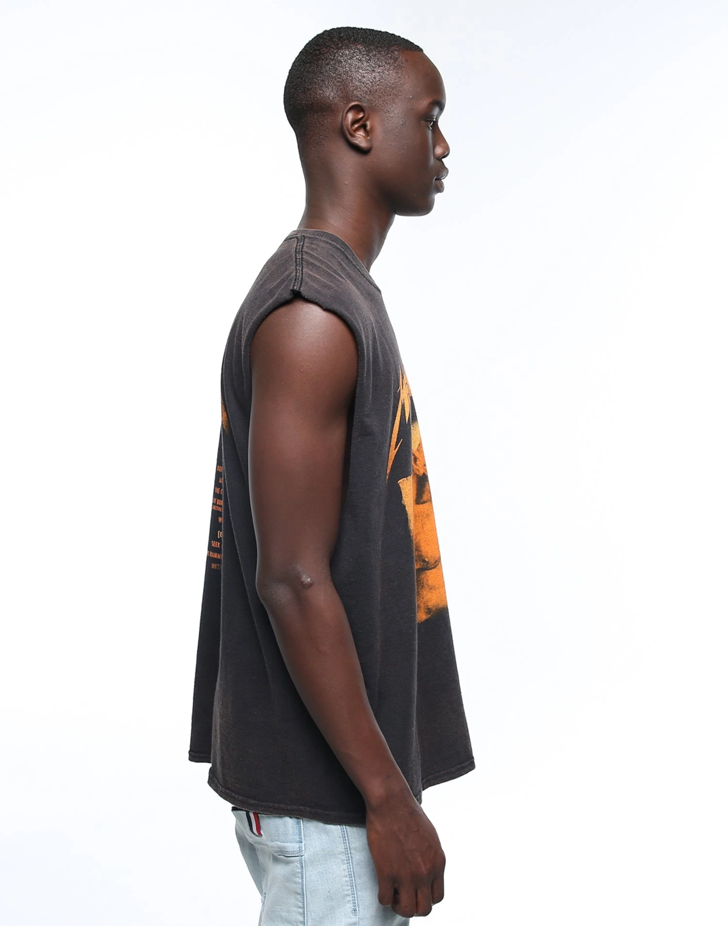 METALLICA Jump In The Fire Muscle Tee Washed Black 6 METALLICA Jump In The Fire Muscle Tee Washed Black - Image 4