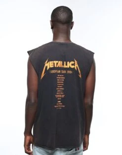 METALLICA Jump In The Fire Muscle Tee Washed Black 13 METALLICA Jump In The Fire Muscle Tee Washed Black -Champioe Style 4434569751824 normal 005