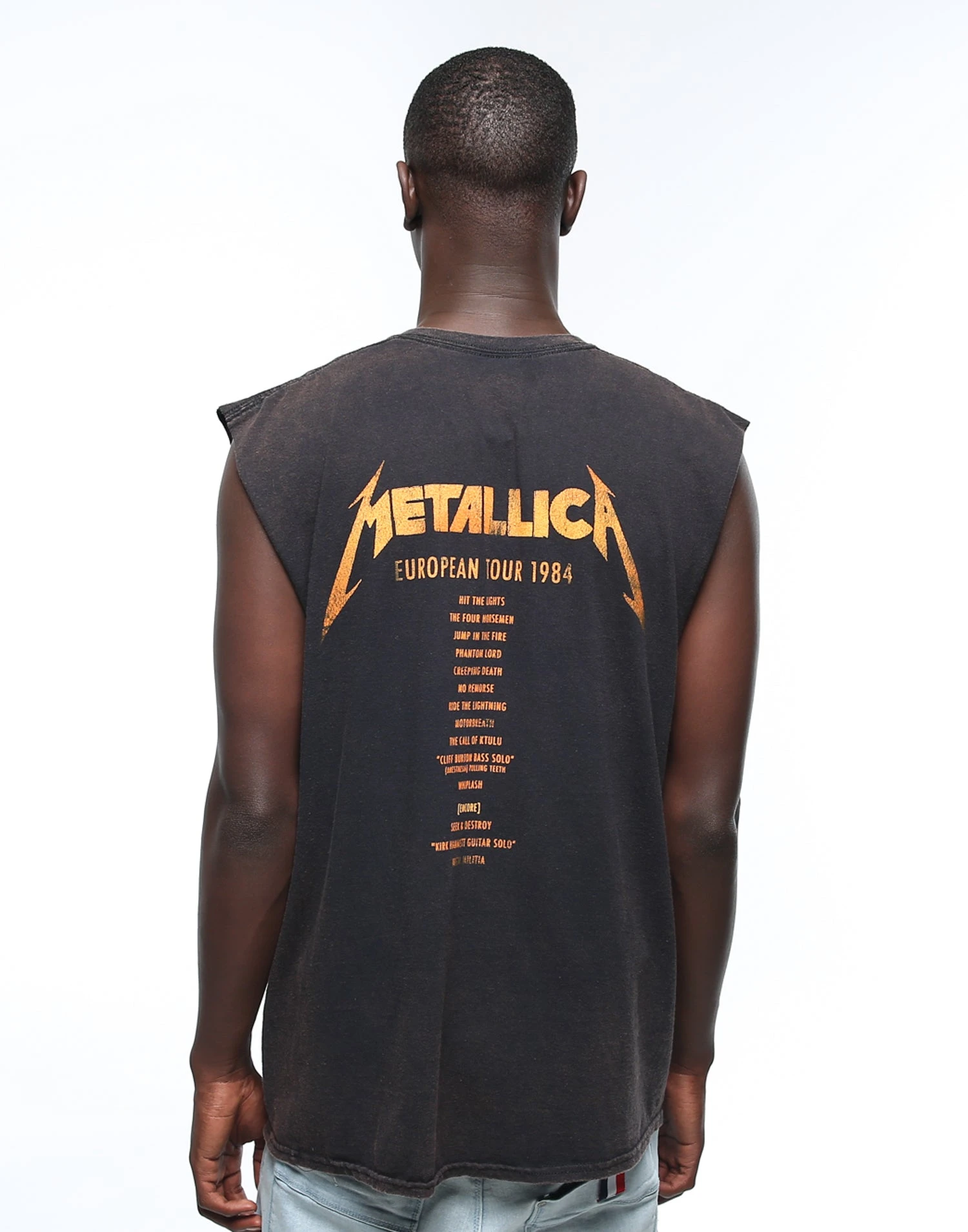 METALLICA Jump In The Fire Muscle Tee Washed Black 7 METALLICA Jump In The Fire Muscle Tee Washed Black - Image 5