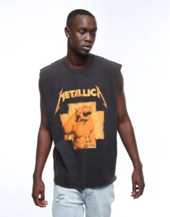METALLICA Jump In The Fire Muscle Tee Washed Black 15 METALLICA Jump In The Fire Muscle Tee Washed Black -Champioe Style 4434569751824 normal 007