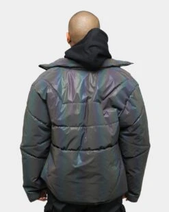 Loiter NYC Men's Spectrum Puffer Jacket Iridescent 3M/Multi-coloured 16 Loiter NYC Men's Spectrum Puffer Jacket Iridescent 3M/Multi-coloured -Champioe Style 4454569056620 normal 0012
