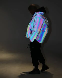 Loiter NYC Men's Spectrum Puffer Jacket Iridescent 3M/Multi-coloured 19 Loiter NYC Men's Spectrum Puffer Jacket Iridescent 3M/Multi-coloured -Champioe Style 4454569056620 normal 0015
