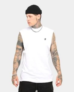 EN ES Men's Heritage Muscle Shirt White