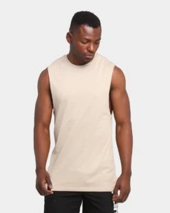 Elevn Clothing Co. Primitive Muscle T-Shirt Beige