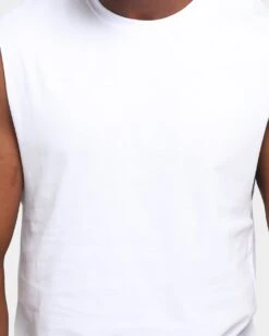 Elevn Clothing Co. Primitive Muscle T-Shirt White 12 Elevn Clothing Co. Primitive Muscle T-Shirt White -Champioe Style 4454569336173 mens 0230