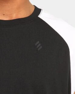 Elevn Clothing Co. Trinity Raglan Muscle Black 11 Elevn Clothing Co. Trinity Raglan Muscle Black -Champioe Style 4454569336951 mens 0050