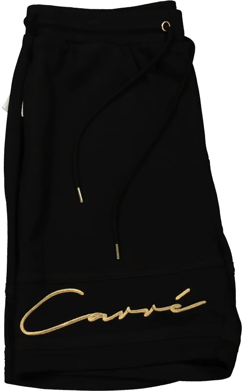 Carré Scripted Fleece Shorts Black/Black/Gold 12 Carré Scripted Fleece Shorts Black/Black/Gold - Image 10