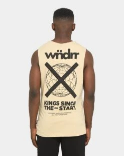 WNDRR Prosper Muscle Top Tan