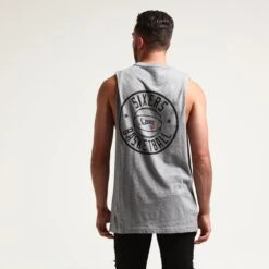 Mitchell & Ness Philadelphia 76ers Full Circle Logo Muscle Grey Marle -Champioe Style 9353380008557 normal 0030